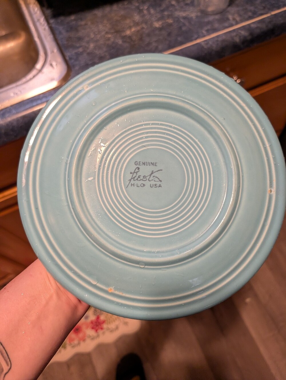 Fiestaware luncheon plate 9" Rim - Picture 2 of 2
